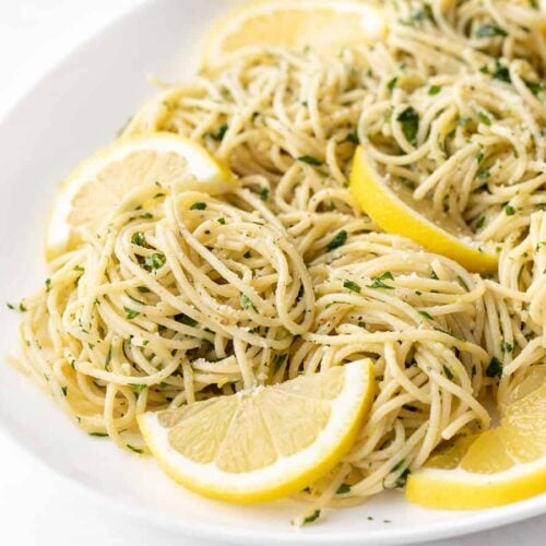 Lemon Parsley Pasta - Easy Side Dish - Budget Bytes