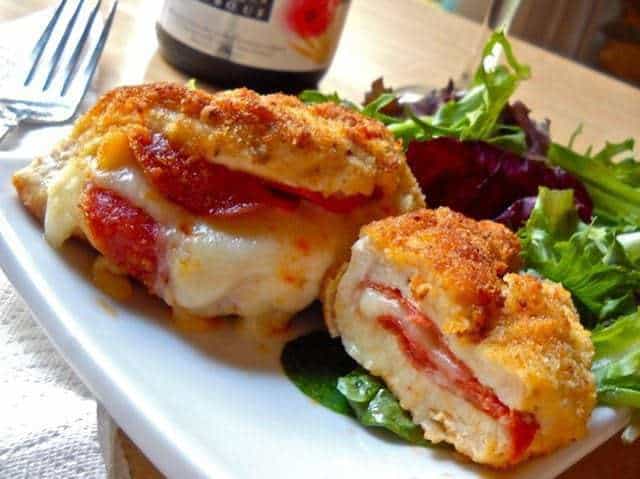 Pepperoni Stuffed Chicken - Budget Bytes