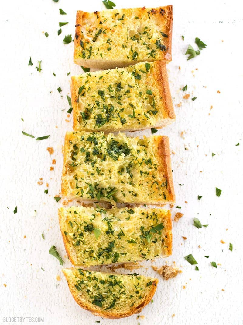 The Best Homemade Garlic Bread - Freezer Friendly - Budget Bytes