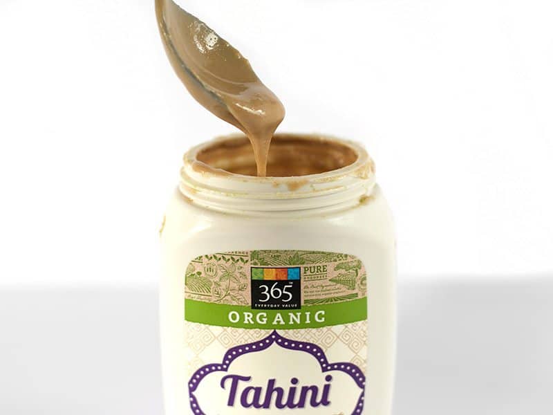 Tahini in jar