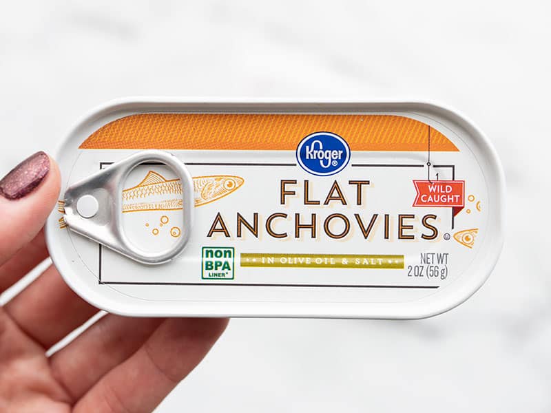 Tin of anchovies