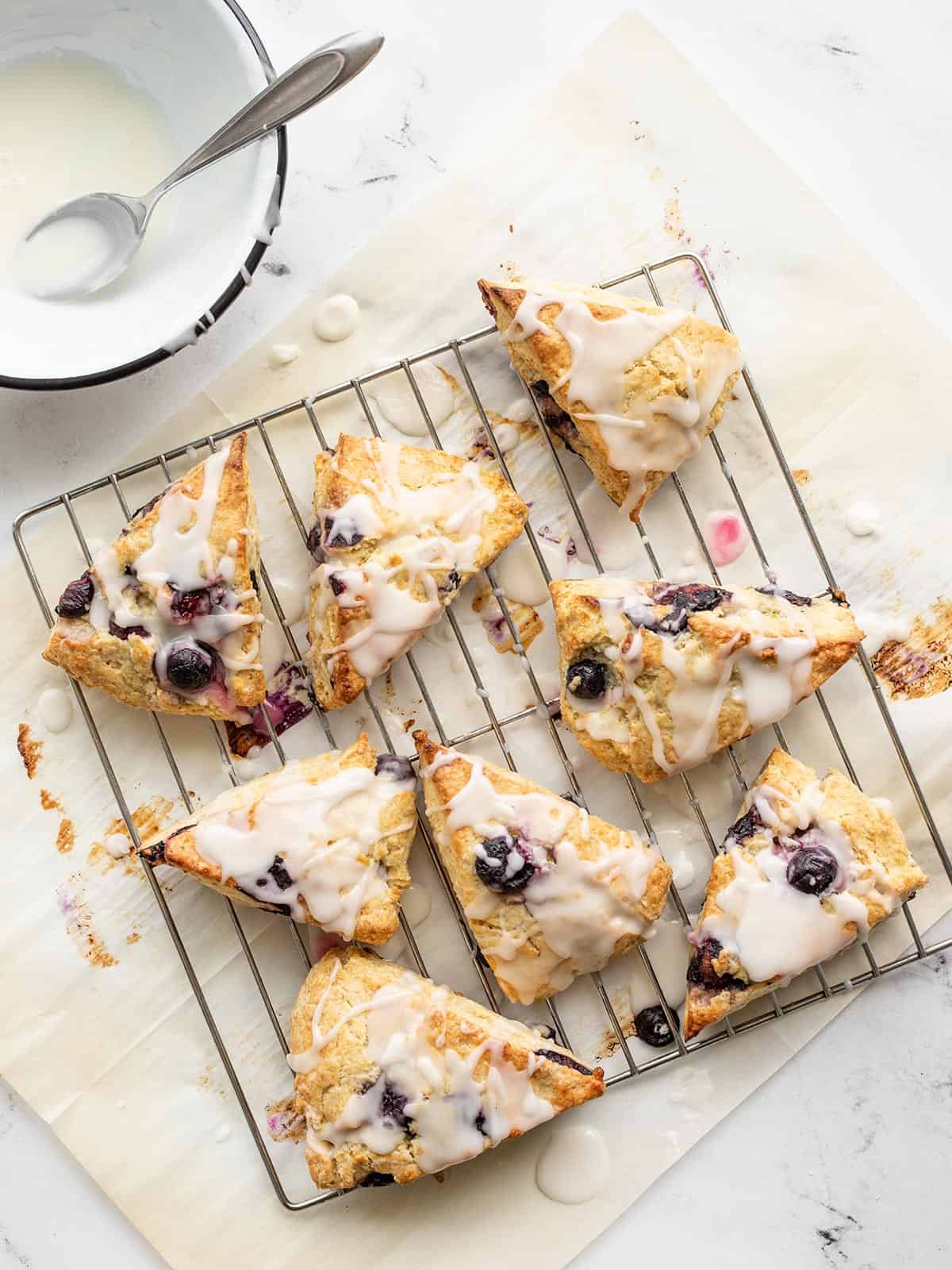 Fresh Lemon-Blueberry Scones