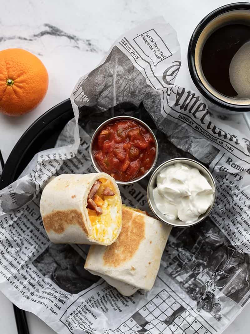 Make Breakfast Burritos Quickly and Easily