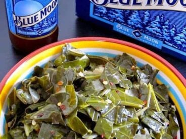 Beer Braised Collard Greens