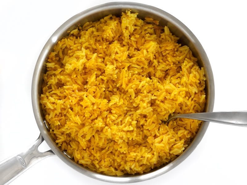 Fluffed Yellow Jasmine Rice