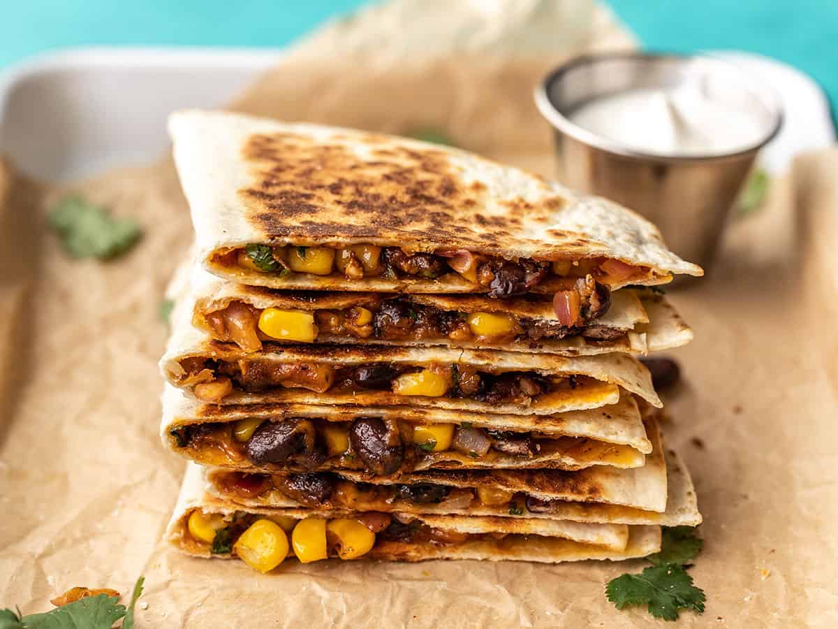 3 Beans Stuffed Quesadillas Recipe