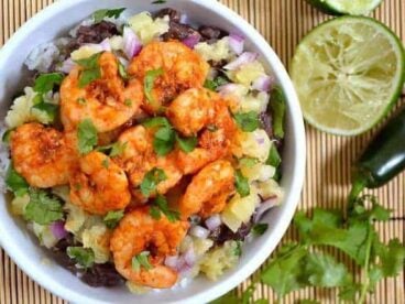 Chili Lime Shrimp Bowls