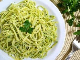 Parsley Pesto Pasta