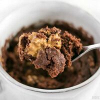 In just two minutes you can have this perfect single serving chocolate mug cake to quiet that sweet tooth. BudgetBytes.com