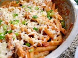 Chicken Enchilada Pasta