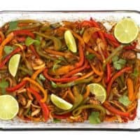 These Easy Oven Fajitas are a simple "set it and forget it" way to get that smoky sweet flavor of traditional griddle fajitas. BudgetBytes.com