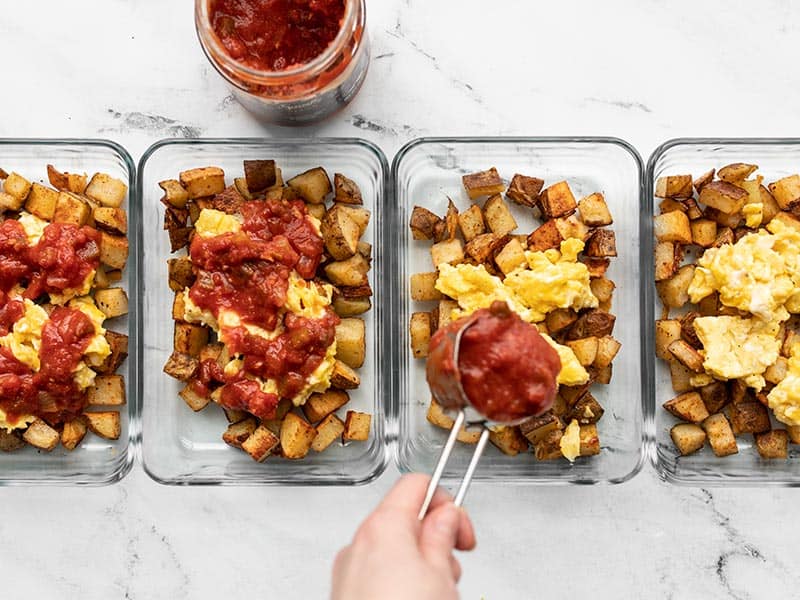 Sweet Potato and Sausage Breakfast Scramble - THE MEAL PREP MANUAL