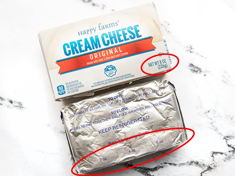Cream Cheese Package