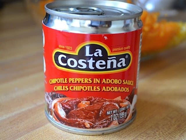 can of chipotle peppers