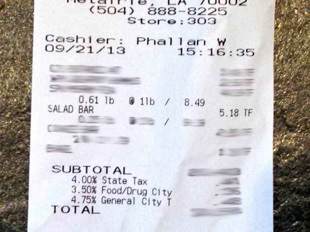 Salad and Go receipt swap: Bring any meal receipt for free salad