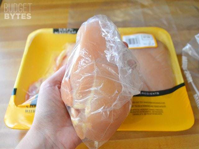 How to wrap meat to freeze