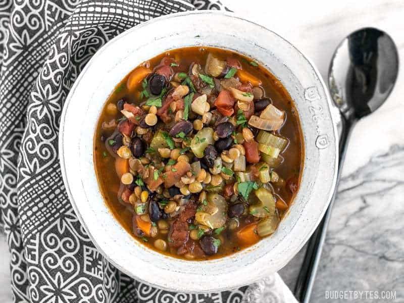 Lentil Bean Soup Recipe - Madinotes