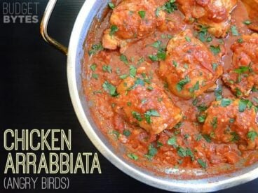 Chicken Arrabbiata - Budget Bytes