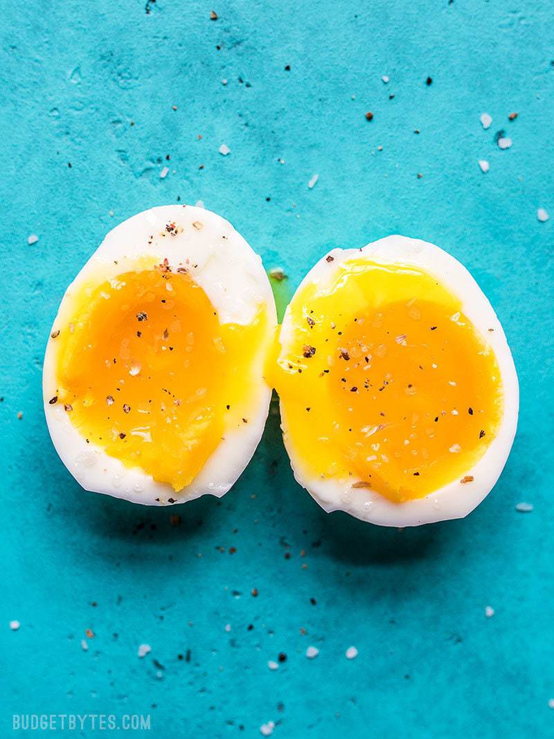 Perfect Soft Boiled Eggs - Step by Step Photos and VIDEO - Budget