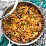 If you're looking for a quick and easy dinner, this Southwest Chicken Skillet is it! Precooked chicken makes this dinner possible in about 30 minutes. BudgetBytes.com