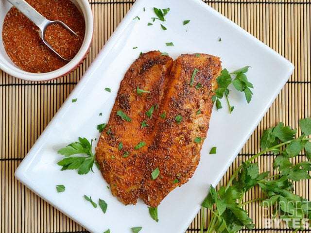 simple blackened tilapia recipe