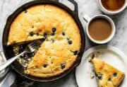 Lemon Blueberry Cornbread Skillet