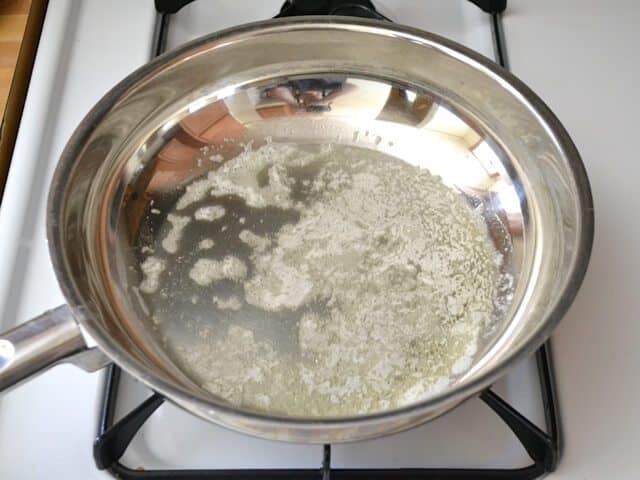 Melting Butter in skillet 