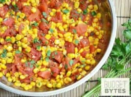 Sautéed Corn and Tomatoes