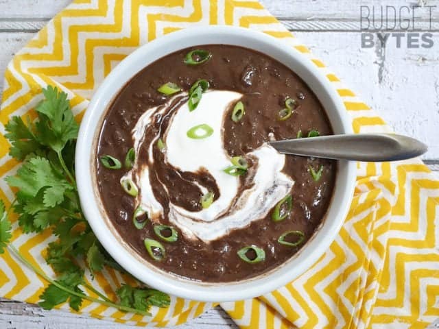 Slow Cooker Black Bean Soup