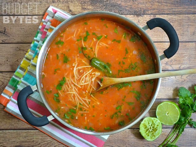 Sopa de Fideo - Isabel Eats