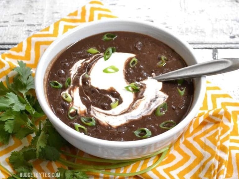 Slow Cooker Black Bean Soup Budget Bytes
