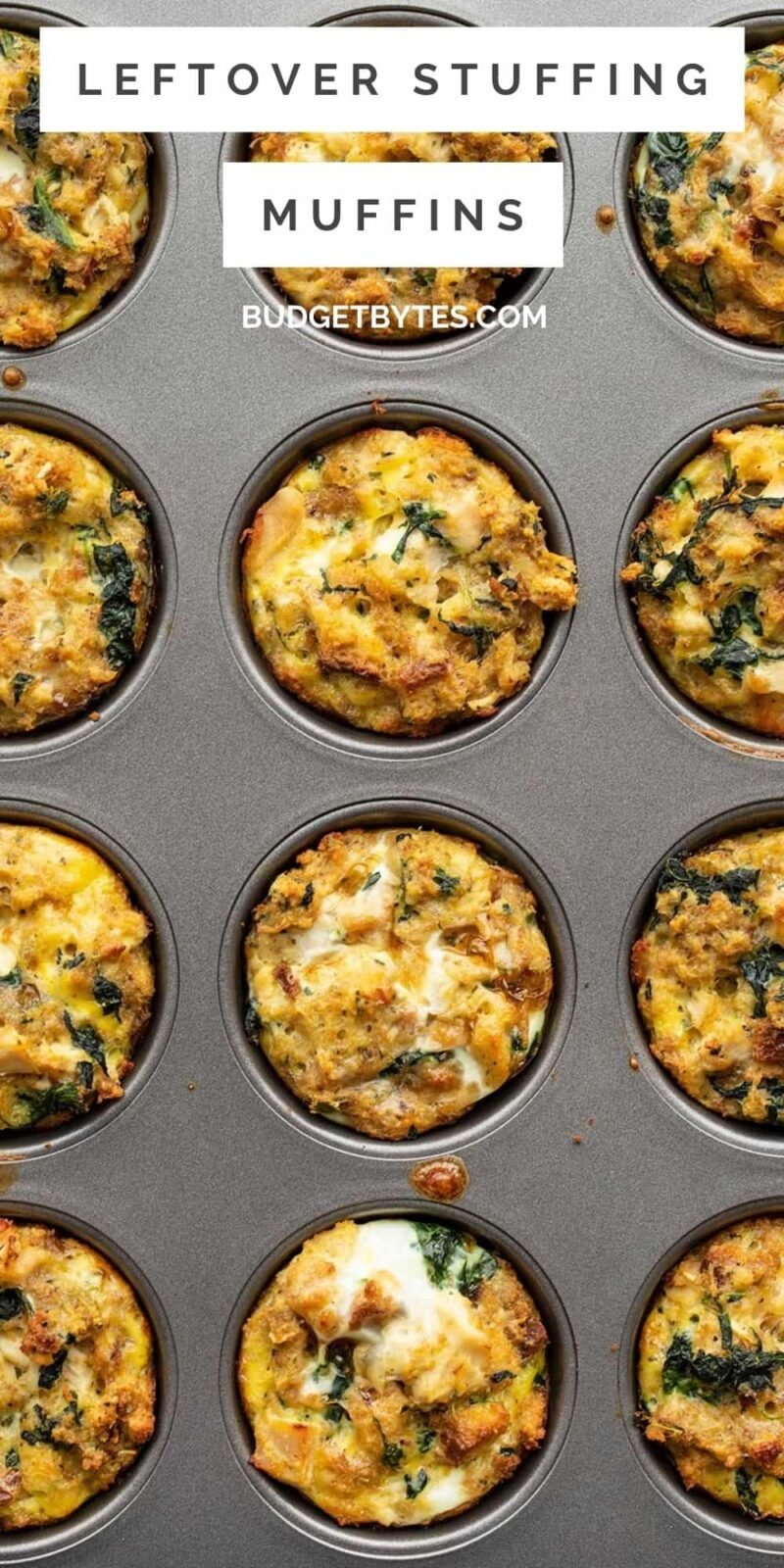 stuffing muffins in a muffin tin, title text at the top
