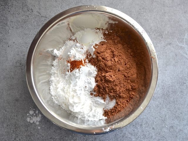 Dry Ingredients in mixing bowl 