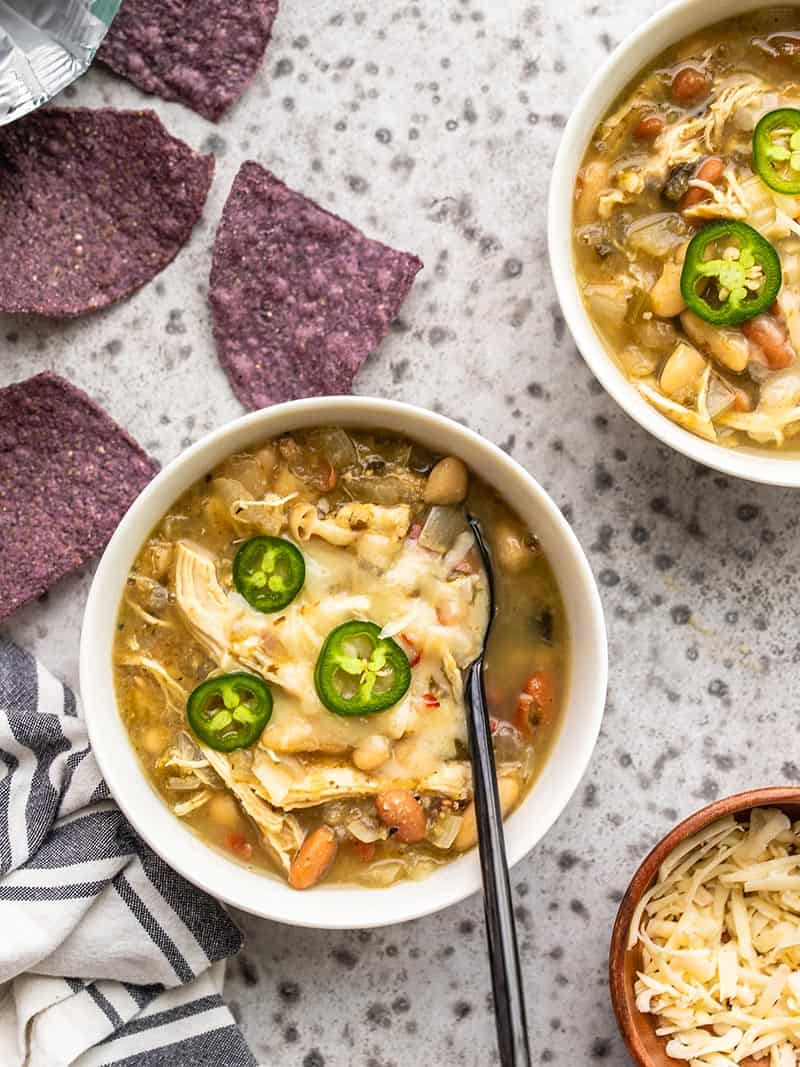 Slow Cooker White Chicken Chili With Video Budget Bytes