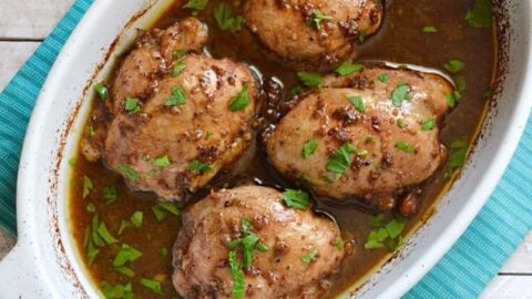 Balsamic Chicken Thighs - BudgetBytes.com