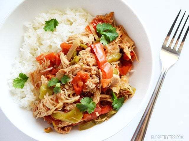 Crock Pot Salsa Chicken - Budget Bytes