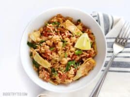 Spanish Chickpeas and Rice - BudgetBytes.com