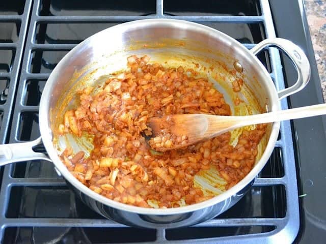 Sweat Onion with spices