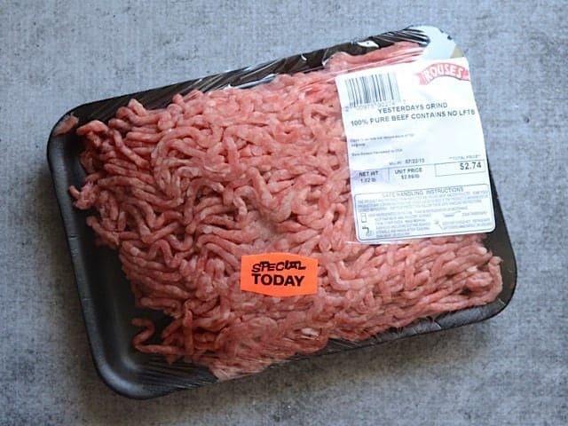 Package of Ground Beef 