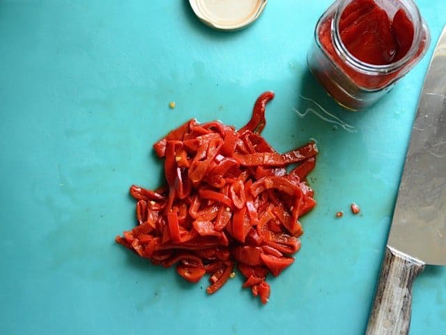 Sliced Roasted Red Peppers