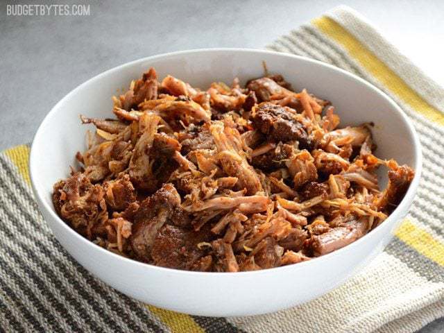 Chili Rubbed Pulled Pork Budget Bytes Chili Rubbed Pulled Pork Budget Bytes