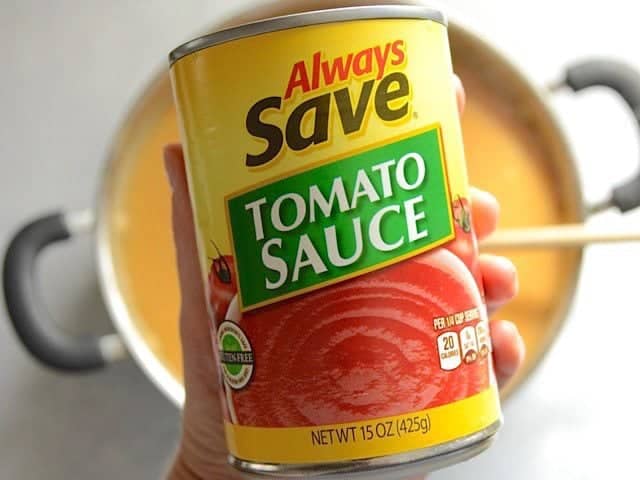 Can of Tomato Sauce