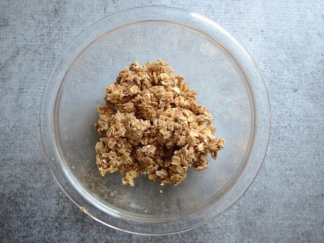 Oat Crumble Topping mixed together