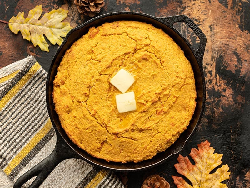 Skillet Cornbread - Savor the Flavour