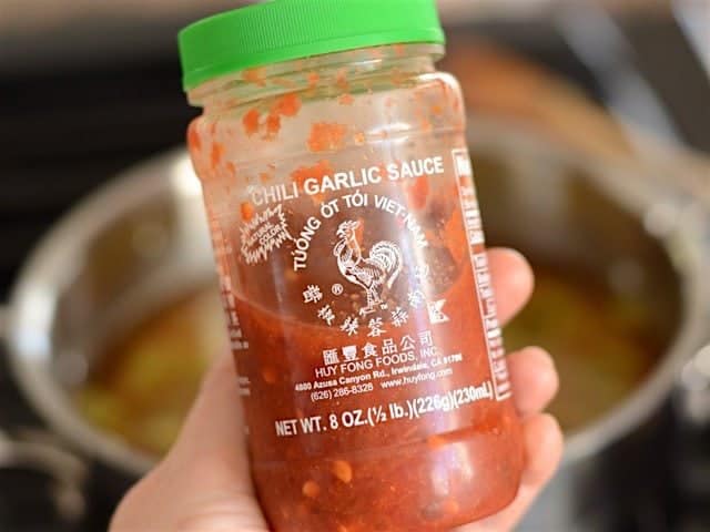 Chili Garlic Sauce bottle