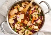 Hot & Sour Vegetable Soup with Tofu