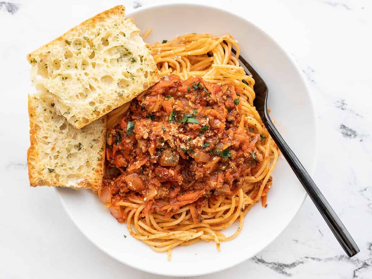Spaghetti with Hidden Vegetable Pasta Sauce - Budget Bytes