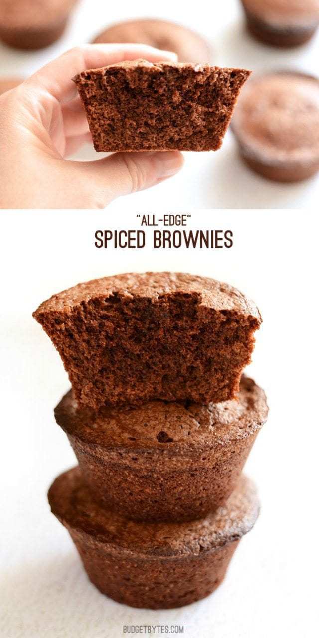 All-Edge Spiced Brownies - BudgetBytes.com