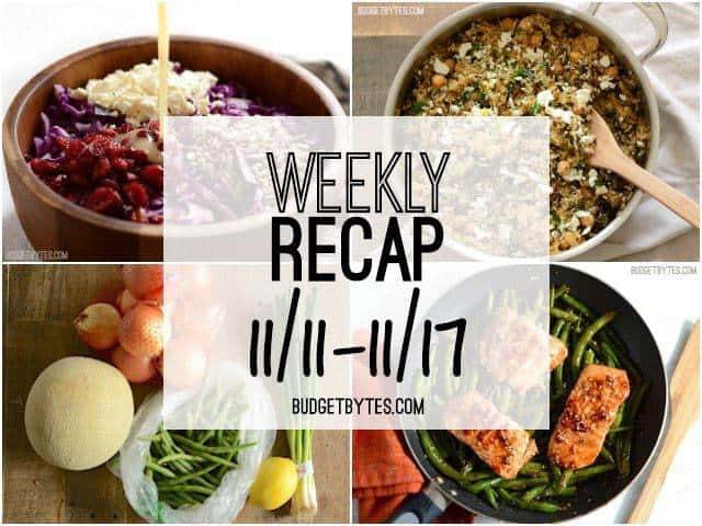 Weekly Recap 11-11