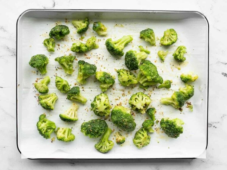 Oven Roasted Frozen Broccoli Easy Side Dish Budget Bytes